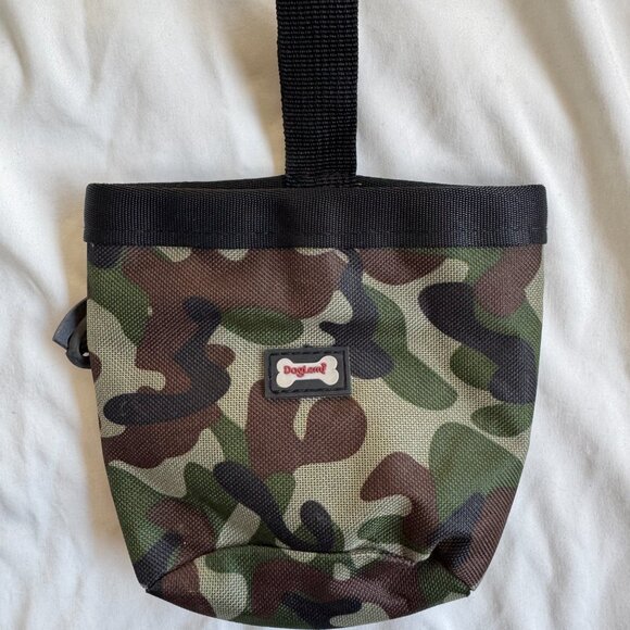 EUC Bulldog Depot Dog Training Treat Pouch & Waste Bag Dispenser, Olive CAMO - Picture 7 of 14